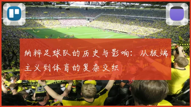 纳粹足球队的历史与影响：从极端主义到体育的复杂交织